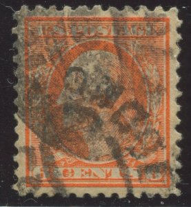 506a Washington Perf 10 at Top Used Stamp with Graded VF-XF85 PSE Cert HV7