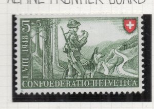 Switzerland 1948 Pro Patria Issue Fine Mint Hinged 5c. NW-209734