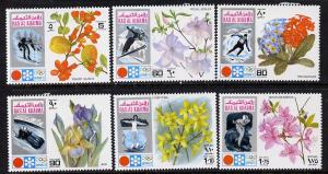 Ras Al Khaima 1972 Winter Olympics (Flowers) perf set of ...