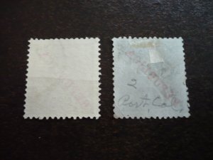 Stamps - Mozambique - Scott# 212, 214 - Used Part Set of 2 Stamps