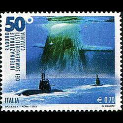ITALY 2013 - Scott# 3187 Submarine Set of 1 NH