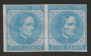 CSA #6 Pair MNH Light Blue