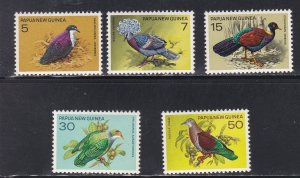 Papua New Guinea # 465-469, Protected Birds., NH, 1/2 Cat.,