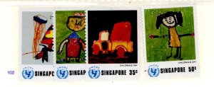 Singapore #218-221  Single (Complete Set)