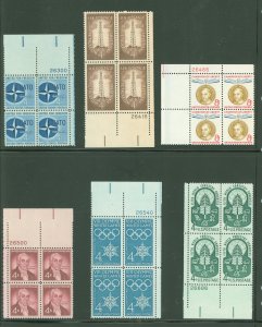 United States #1127/1156 Mint (NH) Plate Block