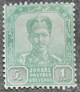DYNAMITE Stamps: Malaya Johore Scott #37  UNUSED