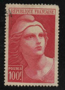 FRANCE Scott 556,  Used 1945 High Value Marianne