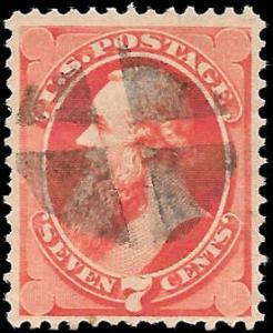 1871 US SC # 149 USED NHog Fvf  FANCY CANCEL - VERY SOUND