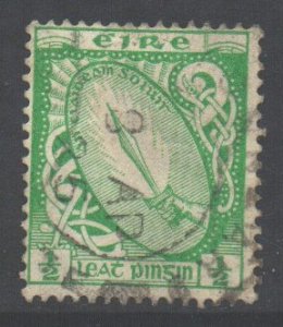 Ireland Scott 65 - SG71, 1922 Emblems 1/2d used