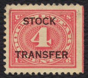 #RD3 4c Stock Transfer, Used [7] **ANY 5=FREE SHIPPING**