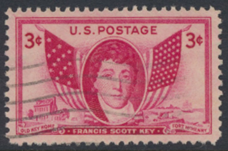 USA  SC#  962   Used 1948 Francis Scott Key  see scan