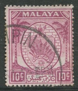 STAMP STATION PERTH Negri Sembilan #46 Arms Definitive Used 1949-55