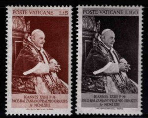 Vatican Scott 360-361 MNH** Pope John XXIII set