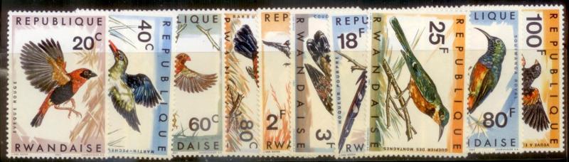 Rwanda 1967 SC# 239-48 MNH  L59