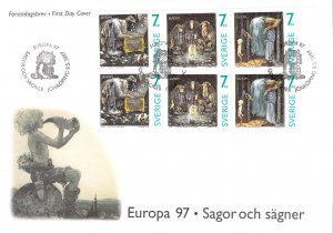 Sweden 2235-2237 Europa 97 CEPT gnomes and trolls legends