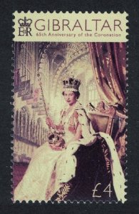 Gibraltar 65th Anniversary of Coronation of Queen Elizabeth II 2018 MNH SG#1805