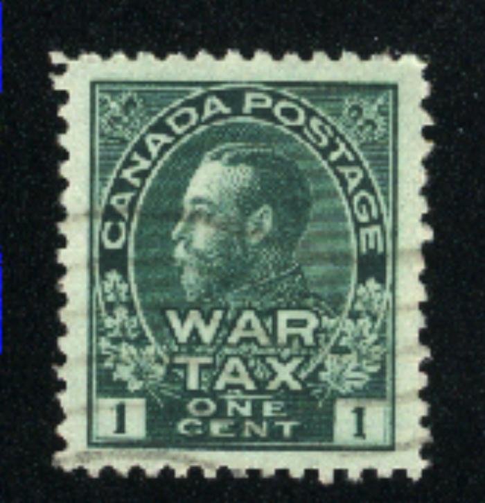 Canada #MR1   -1   u   VF 1915 PD