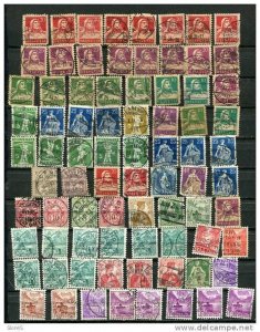 Switzerland  Accumulation Used  108 stamps