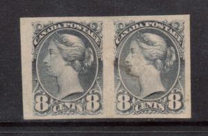 Canada #44d XF Mint Imperforate Pair