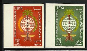 Libya # 218-19 Imperf, Mint Hinge. CV $ 10.00