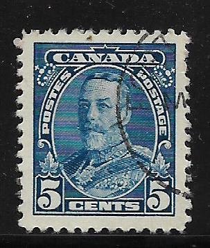 CANADA, 221, USED, KING GEORGE V