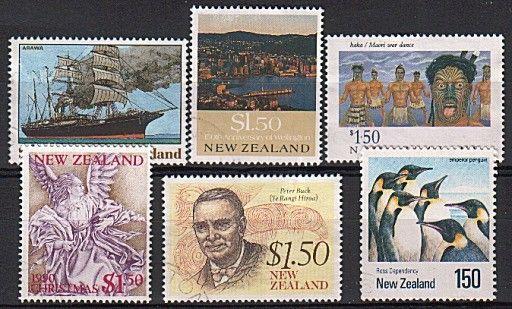 NEW ZEALAND 6 different $1.50 commems fine used............................79850