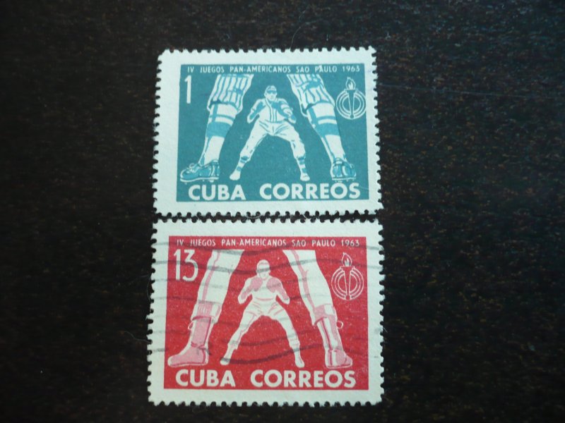 Stamps - Cuba - Scott# 783-784 - Used Set of 2 Stamps