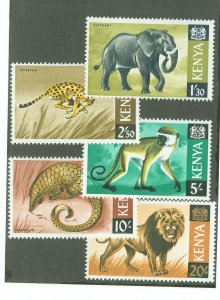 Kenya #30/32-35 Unused