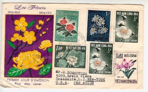 South Viet Nam Sc 261-65 on Cover to US - Great cover