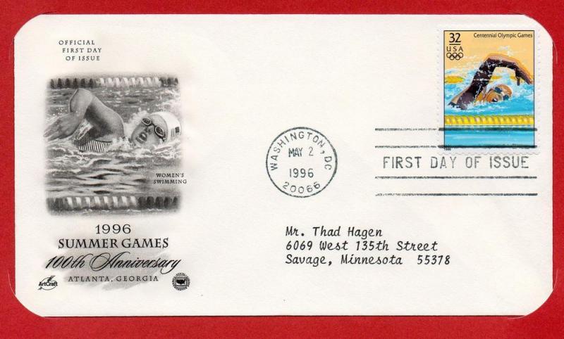 #3068n Artcraft First Day Cover from P.C.S.