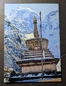 1974 Nepal Postcard Cover Kathmandu Signed Expedition Members Mount Everest