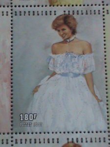 ​TOGO STAMP:1997 SC#1798 DIANA -PRINCESS OF WALES MINT FULL SHEET