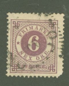 Sweden #44a Used Single