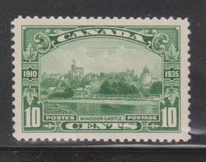 CANADA Scott # 215 Mint Windsor Castle Disturbed Gum