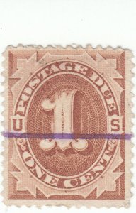 Scott # J1 - 1c Brown - Used - SCV - $14.00