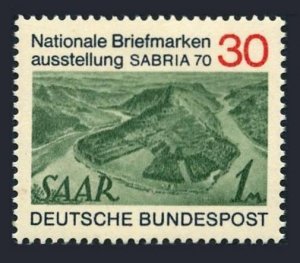 Germany 1017 two stamps,MNH.Michel 619. SABRIA-1970 National Stamp EXPO.