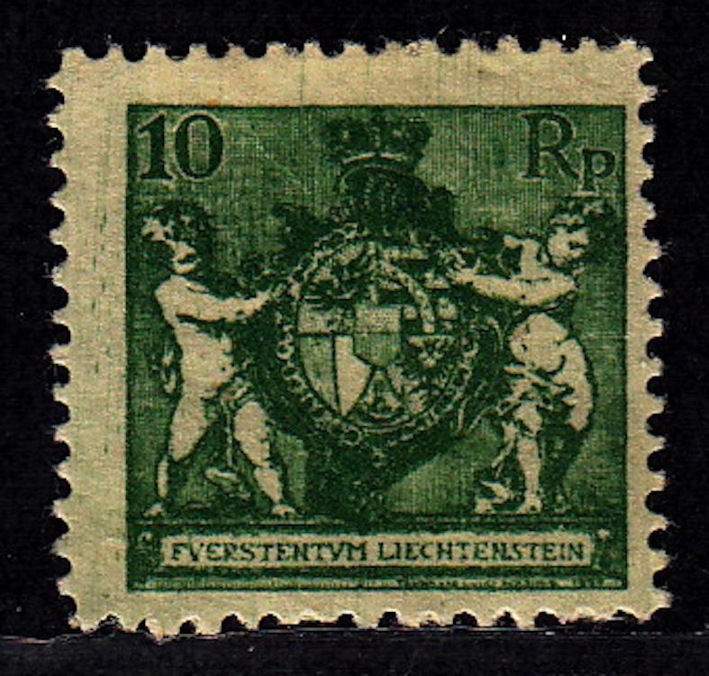 Liechtenstein, #59, Unused, 12 1/2 perf, light gum, CV$35.00