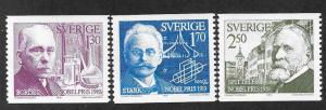 SWEDEN SC# 1310-12  FVF/MNH 1979