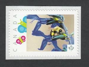 BEE ON BLUE ANISE SAGE Picture Postage stamp LIMITED ISSUE Canada 2014 [p83fl5/3