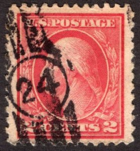 1917, US 2c, Washington, Used, VF Jumbo, Sc 499