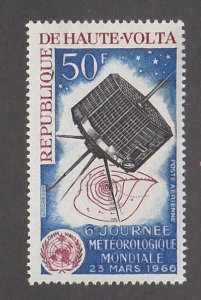 Burkina Faso # C28, Tiros Satellite, Mint NH, 1/2 Cat.