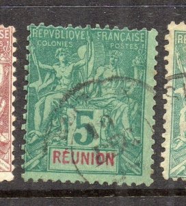 Reunion 1892 Early Issue Fine Used 5c. NW-230793