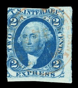 Scott R9a 2c Express Imperf Revenue Issue Used Fine Cat $15