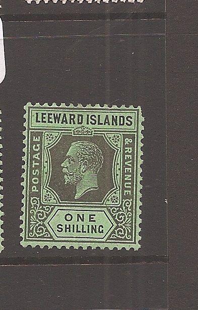 Leeward Islands Die II 1/- SG 73 MOG (12cdz)