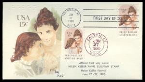 #1824 Keller - Sullivan Andrews FDC