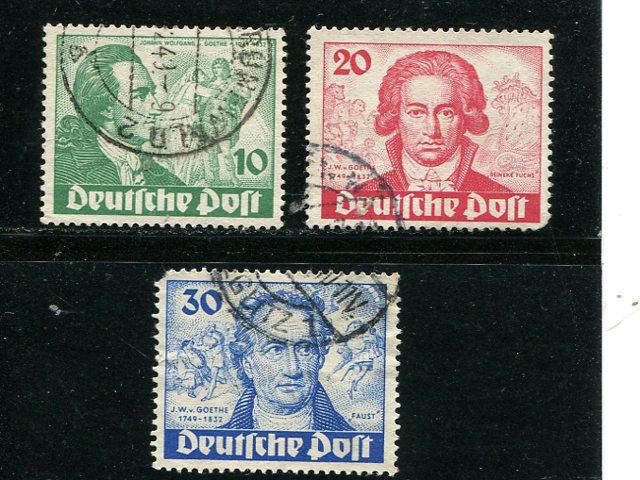 Berlin #9N61-63  used F-VF  - Lakeshore Philatelics 