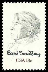 PCBstamps   US #1731 13c Carl Sandburg, Poet, 1978, MNH, (9)