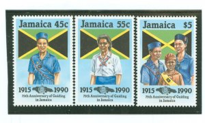 Jamaica #721-723 Mint (NH) Single (Complete Set)