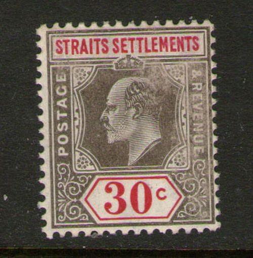 Malaysia S. Setts. 1904 KEVII SG 134 OG MH