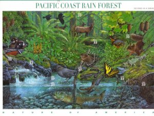 US# 3378  $.33 Pacific Rainforest (MNH) Cv   $10.00